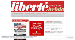 Desktop Screenshot of libertehebdo.org